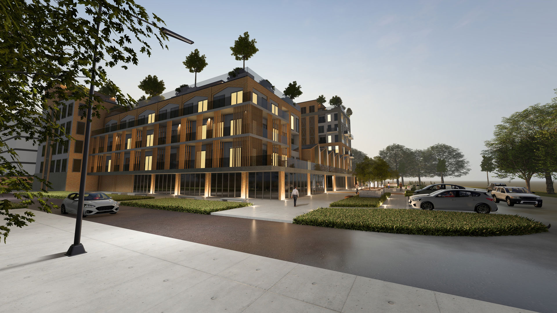 Wizualizacja 01 - Kwartał A przy dworcu